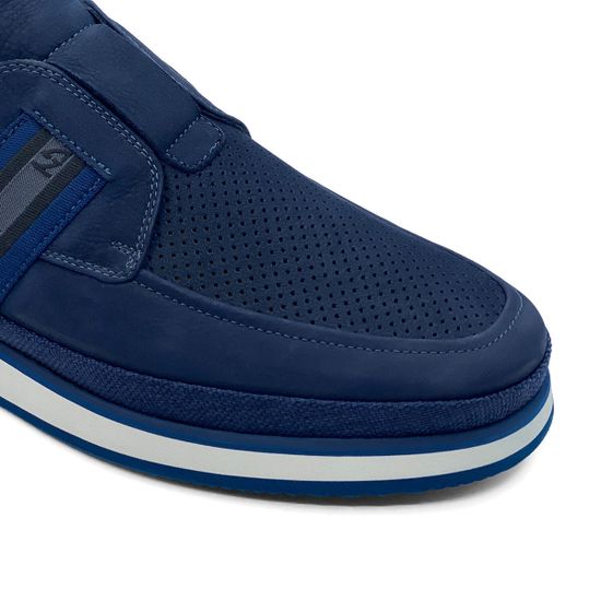 Кеды GiamPieroNicola синие из нубука - фото 6, 