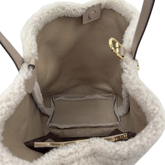 Сумка Loristella бежевая шерстеная - фото 5, 2931 LS BEIGE