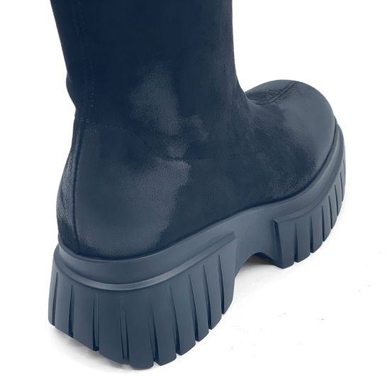 Сапоги Fru.It черные замшевые демисезонные - фото 5, 8450 FR NERO