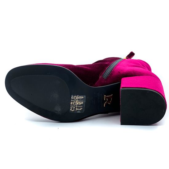 Ботильоны Renzi бордо - фото 4, R551100 RZ