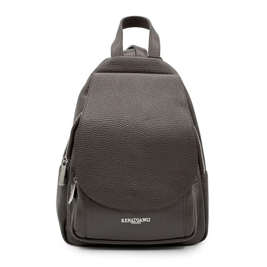 Сумка-рюкзак Renato Angi коричневая кожаная - фото 1, 3360401 RA MORO