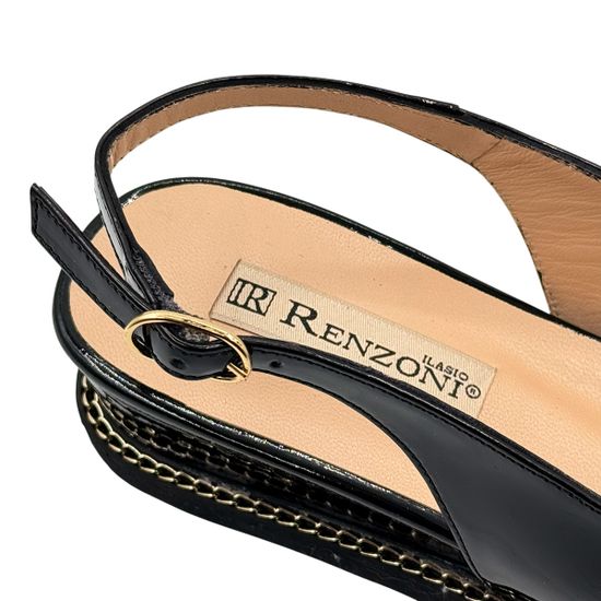 Босоножки ilasio Renzoni черные лакированная кожа - фото 7, H6590 IR NERO