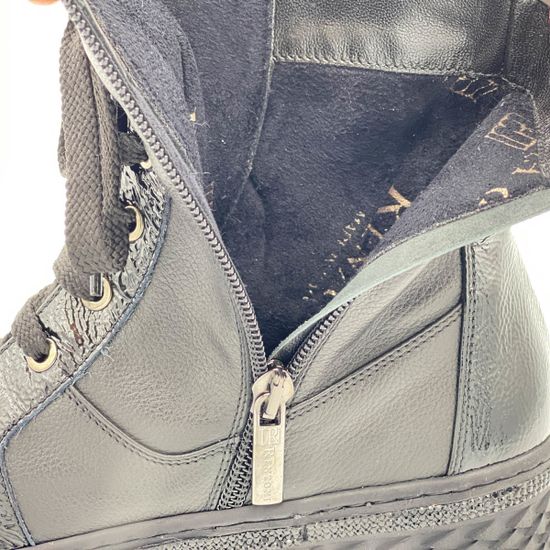 Ботинки Ilasio Renzoni черные кожаные Байка - фото 7, 4640 IR