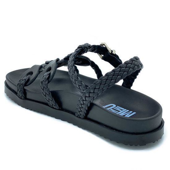 Сандалии Mimmu черные кожаные - фото 3, 