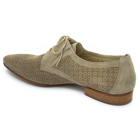 Туфли Giampieronicola бежевые замшевые - фото 3, 