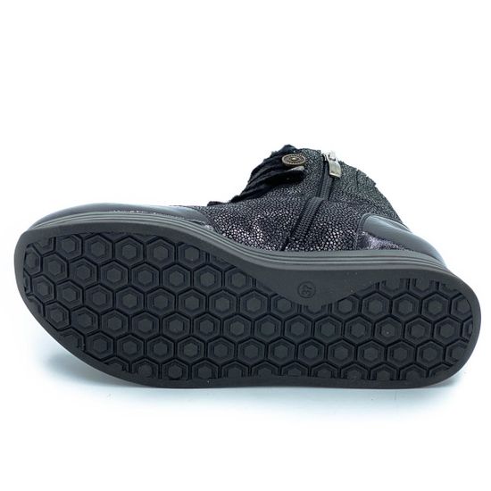 Ботинки Marzetti черные наплак МЕХ - фото 4, 