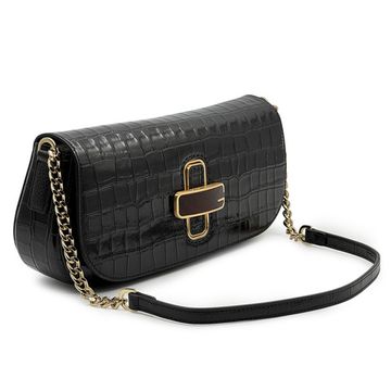 Сумка Gironacci черная наплак крокодил - фото 2, 3162 GIR NERO