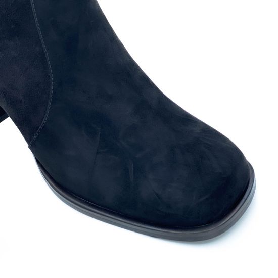 Ботильоны TUFFONI черные замшевые Байка - фото 6, 