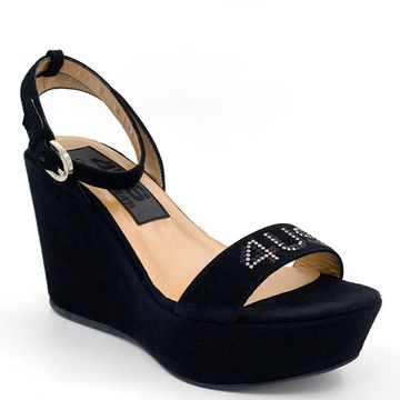 Босоножки Cesare Paciotti замшевые черные - фото 2, LLZD10W PA