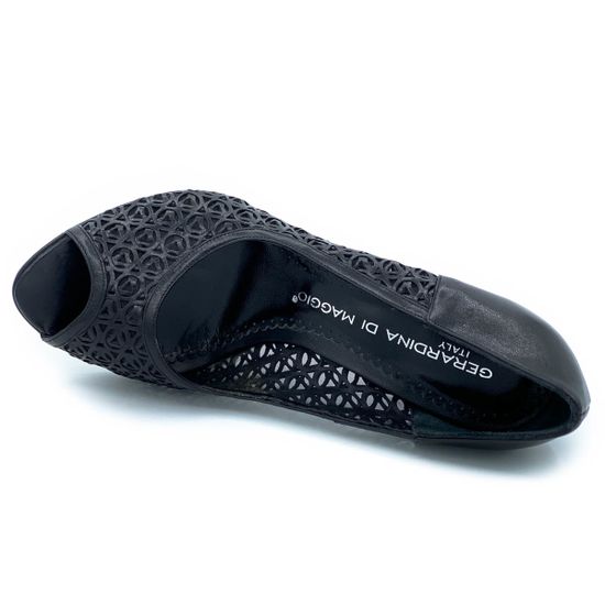 Туфли Gerardino di Maggio черные кожаные - фото 4, 