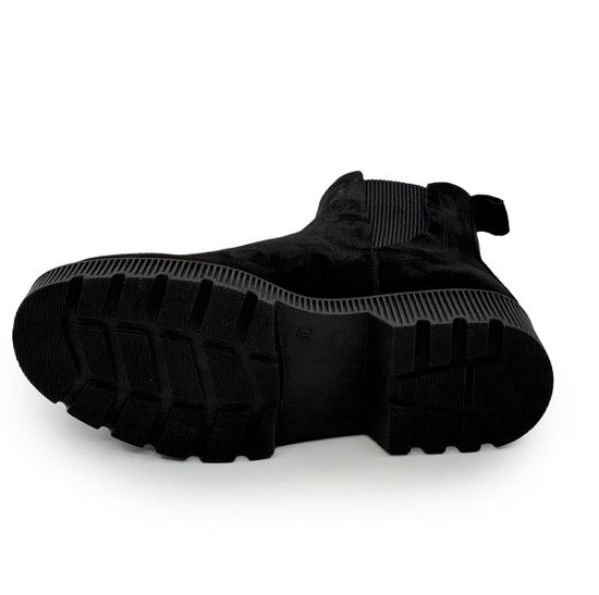 Ботинки челси CV COVER черные замшевые на шерсти - фото 3, 365637-3 COV