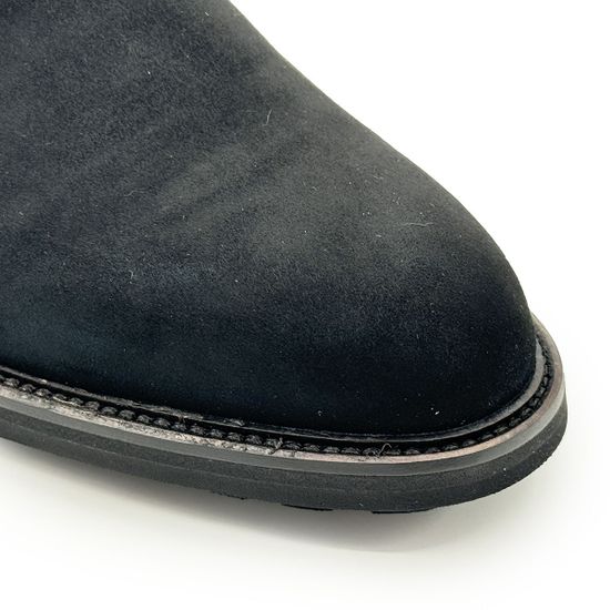 Ботинки Mario Bruni черные замшевые на меху - фото 6, 14881 MB NERO CAMOSCIO