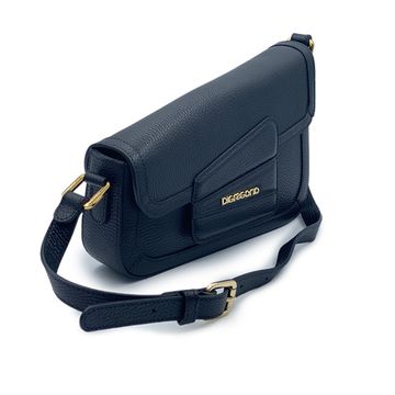 Сумка Di Gregorio кожаная черная - фото 2, 2186 DG NERO