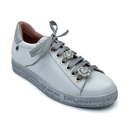 Кеды TUFFONI белые кожаные - фото 2, 