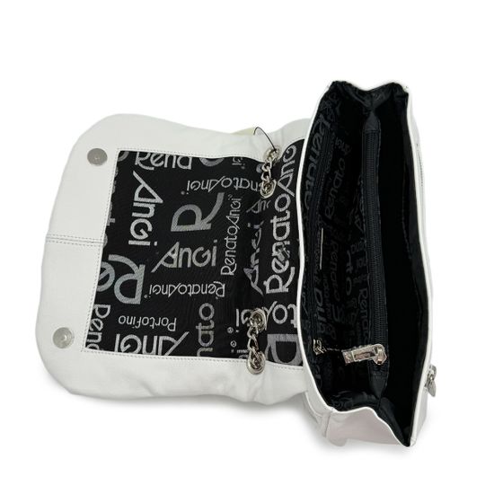 Сумка Renato Angi белая кожаная - фото 5, 3203511 RA BIANCO