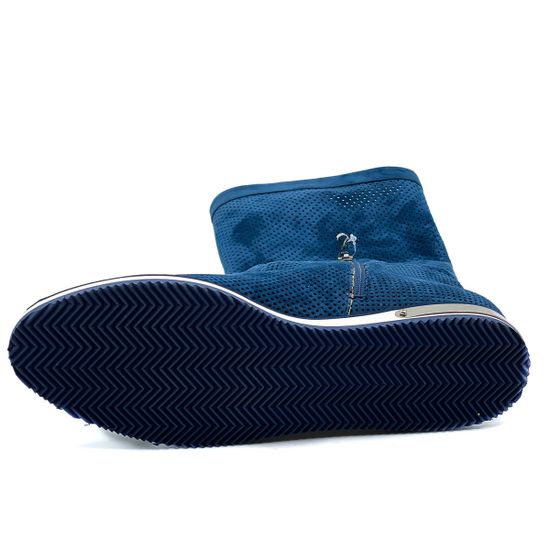 Полусапоги Mara синие летние - фото 4, 