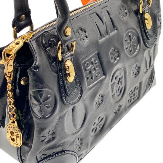 Сумка Marino Orlandi черная кожаная - фото 6, 