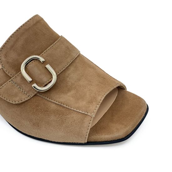 Шлепанцы Donna Soft коричневые замшевые - фото 6, DS1777 DS