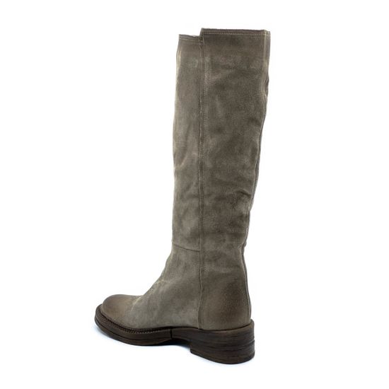 Сапоги Mimmu серые замшевые демисезонные - фото 3, F659K2 MIM INOX