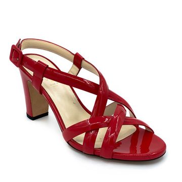 Босоножки Baldinini красные наплак - фото 2, 398102 BAL