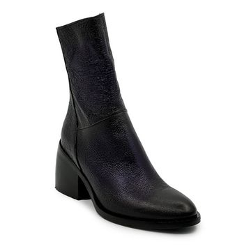 Ботильоны MIMMU синие кожаные демисезонные - фото 2, M563M14 MIM BLU