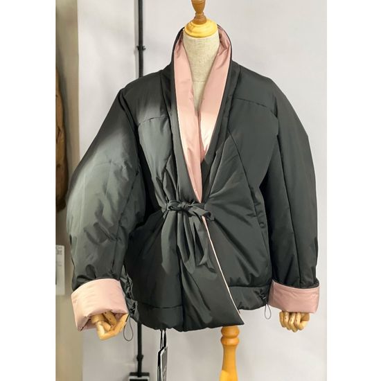 Куртка Tuffoni пудровая-черная - фото 9, 