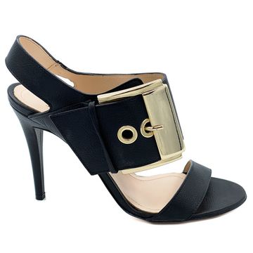 Босоножки Renzi кожаные черные - фото 1, 501408 RZ