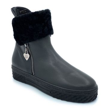 Ботинки Ilasio Renzoni черные кожаные Байка - фото 2, 4639 IR