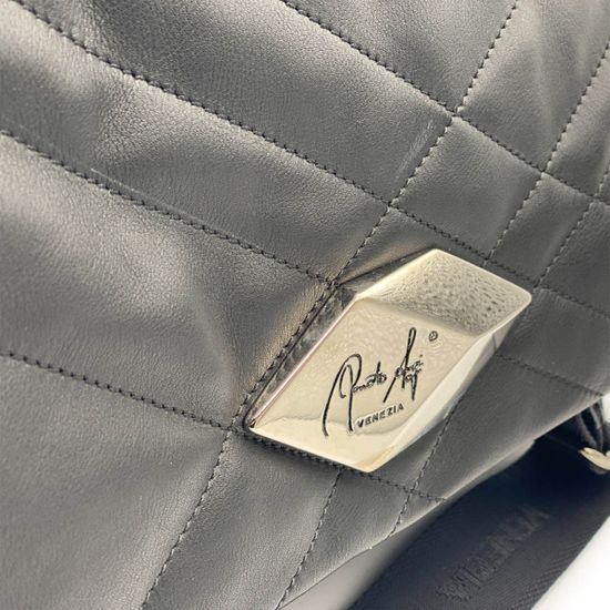 Сумка Renato Angi черная кожаная - фото 5, 3105081 RA NERO