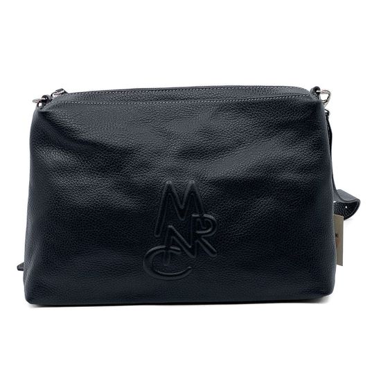 Сумка через плечо Marina Creazioni черная кожаная - фото 1, 