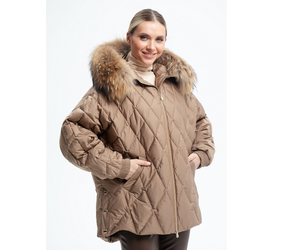 Пуховик Tuffoni бежевый, 7725053D TUF BEIGE