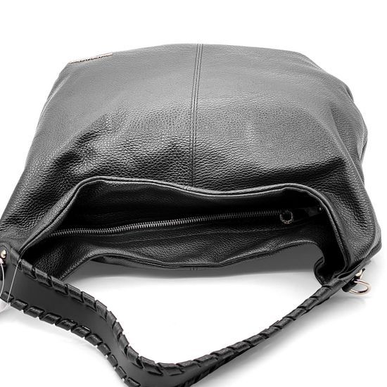 Сумка Di Gregorio черная кожаная - фото 4, 