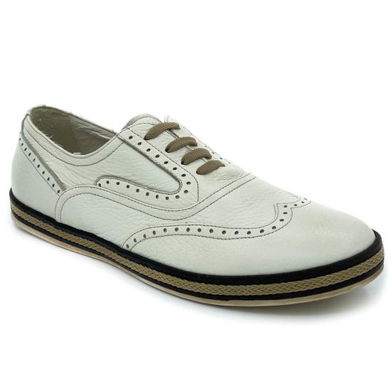 Кеды Ernesto Dolani белые кожаные - фото 2, 