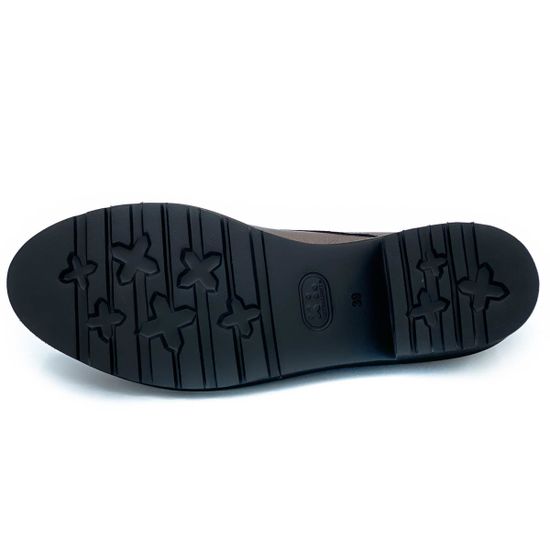 Полуботинки Donna Soft бронзовые кожаные - фото 4, DS0922J DS SMOG