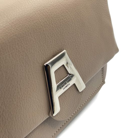 Сумка кросс-боди Renato Angi бежевая кожаная - фото 4, 2908081 RA BEIGE
