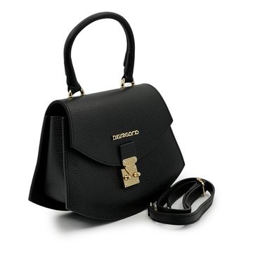 Сумка Di Gregorio черная кожаная - фото 2, 8907 DG NERO