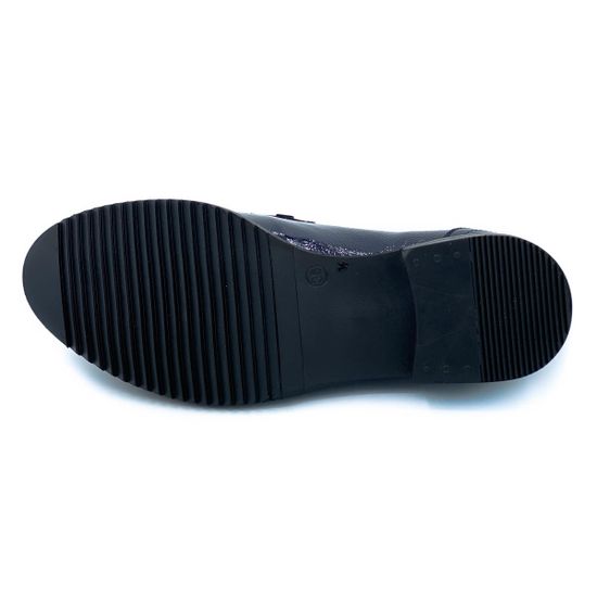 Лоферы Donna Soft синие лаковые демисезонные - фото 4, 