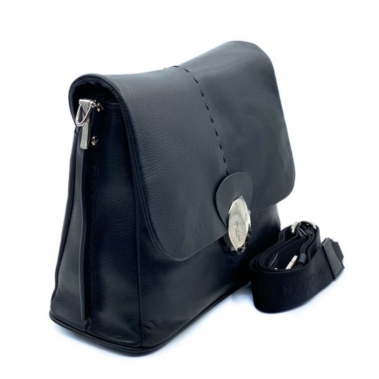 Сумка Renato Angi черная кожаная - фото 2, 