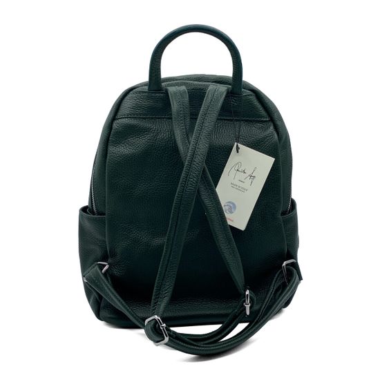 Рюкзак Renato Angi зеленый кожаный - фото 3, 