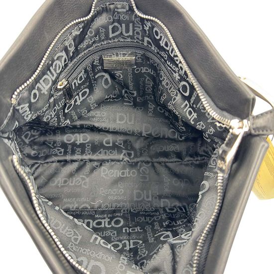 Сумка Renato Angi черная кожаная - фото 5, 3302236 RA NERO