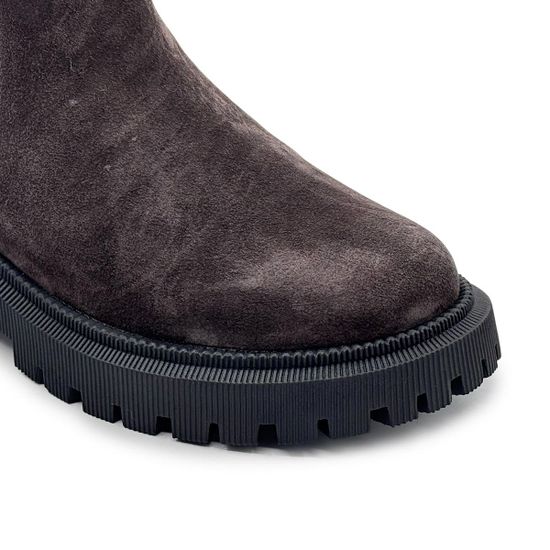 Ботинки Челси CV COVER замшевые на шерсти коричневые - фото 6, 533203-75 COV MORO