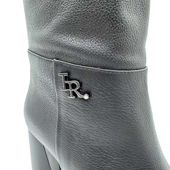 Сапоги Ilasio Renzoni черные кожаные демисезонные - фото 6, 8223 IR NERO