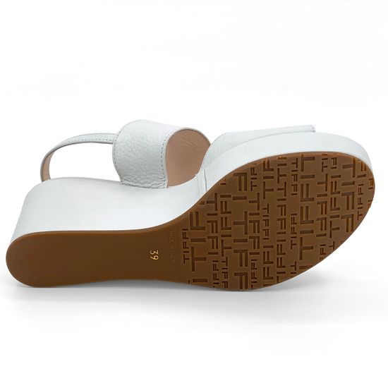 Босоножки Tiffi белые кожаные - фото 4, 