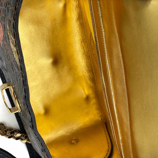 Сумка Marino Orlandi бронзовая мультиколор кожаная - фото 5, 