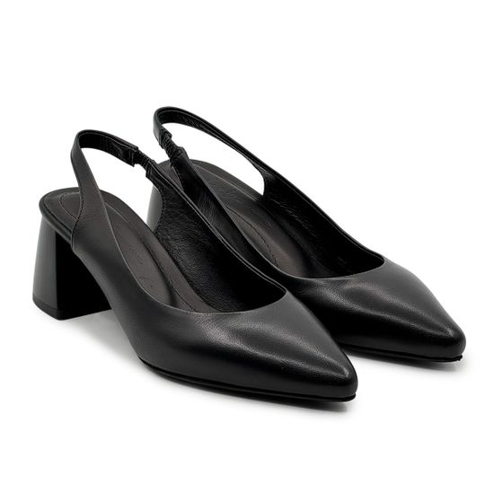 Туфли летние LAB MILANO черные кожаные - фото 8, 0096A520 LAB NERO