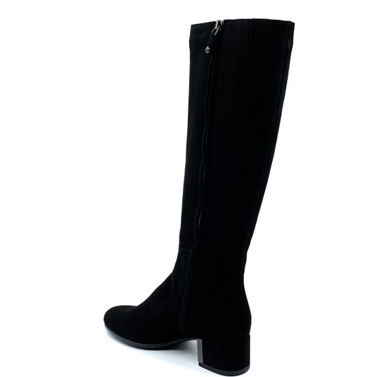 Сапоги Renzi черные замшевые байка - фото 3, 