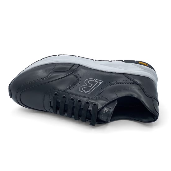 Кроссовки Bruno Antolini черные кожаные демисезонные - фото 5, 98302 BA NERO