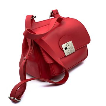 Сумка Renato Angi красная кожаная - фото 2, 2701281 RA ROSSO