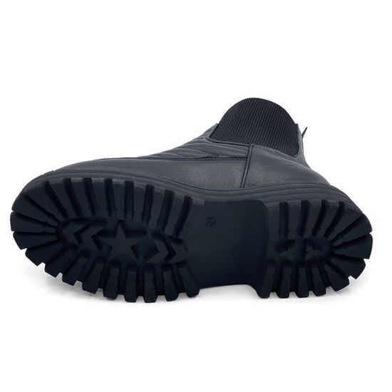 Ботинки Lab Milano черные кожаные на байке - фото 4, 398-020 LAB