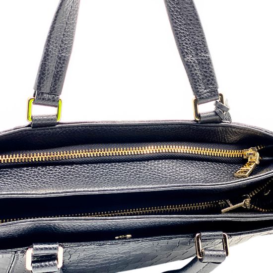 Сумка Ripani черная кожаная Крокодил - фото 5, 